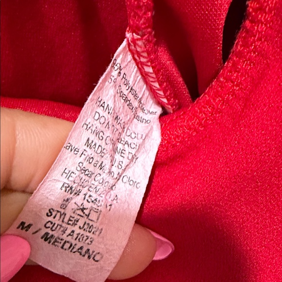 Ready To Ruffle Jumpsuit - Red - Picture 4 of 7